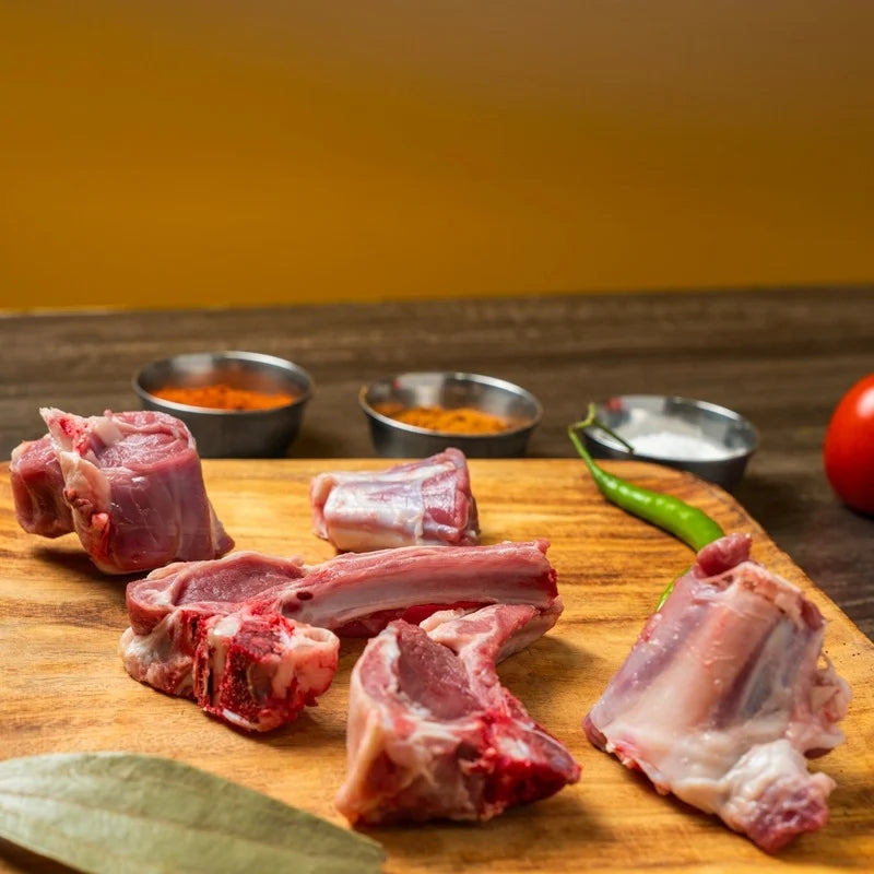 Premium Goat Cuts (Ribs & Bone Pieces)