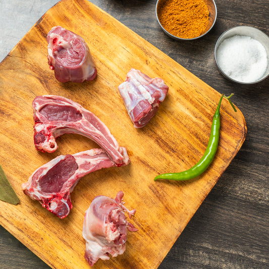 Premium Goat Cuts (Ribs & Bone Pieces)
