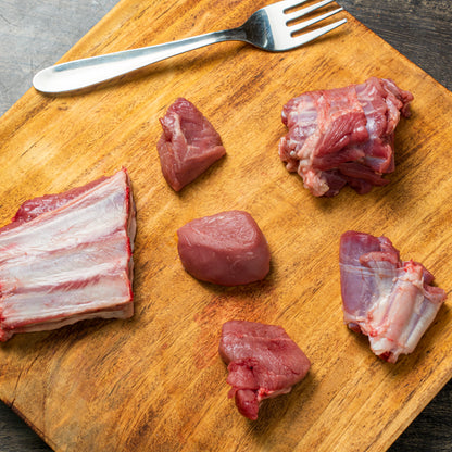 Premium Goat Curry Cut (Long Shoulder, Boneless & Goat Shank)